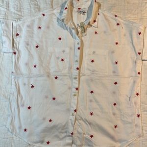 New with tags, Madewell short sleeve button down